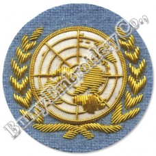 United Nations Bullion Blazer Hands Embroidery Badges